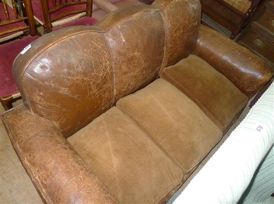 Leather Deco sofa